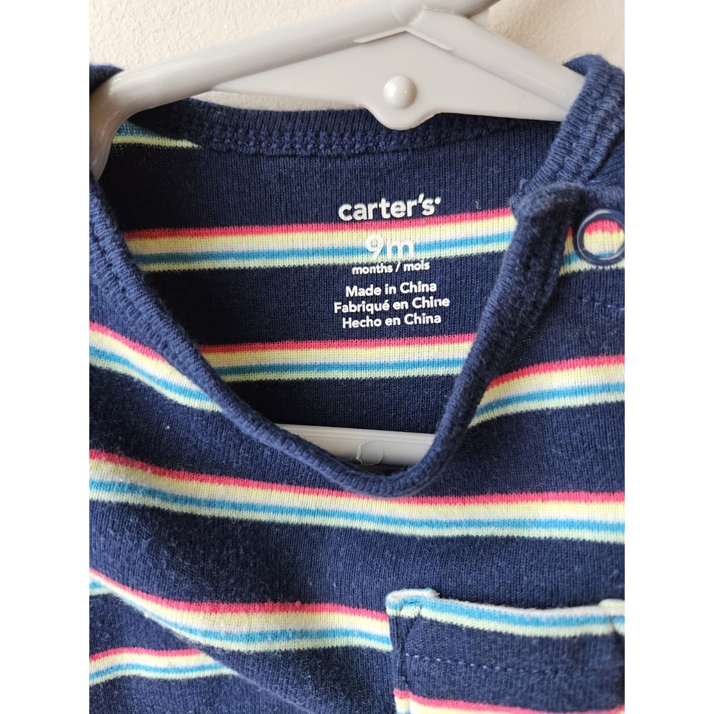Carters 2‎ Bodysuits Nacy/ Cream Homemade Rolls 6-9M - Picture 7 of 10